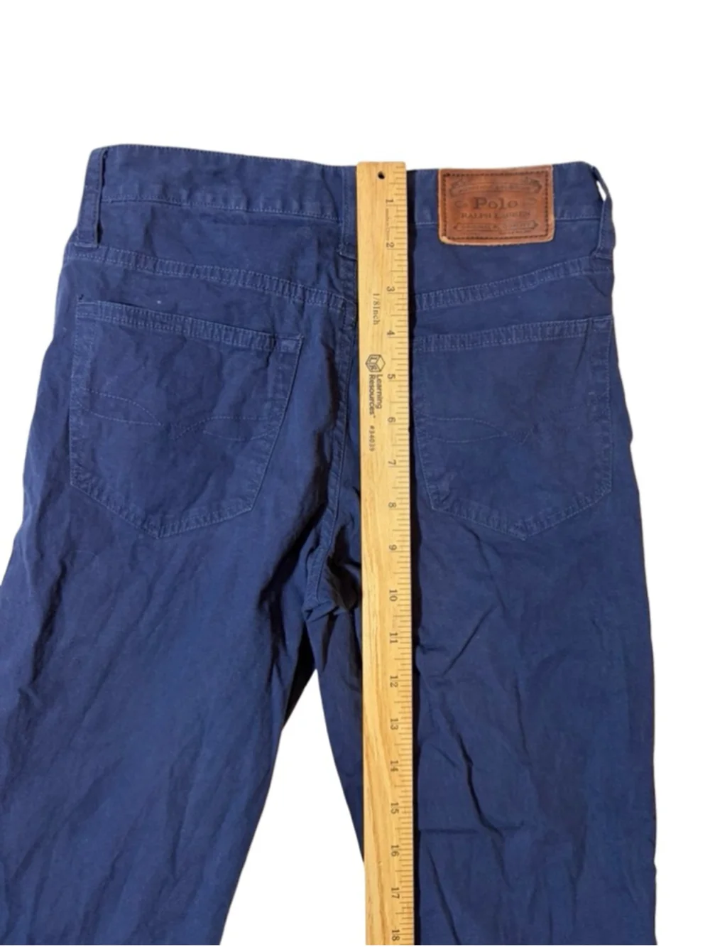 Polo Ralph Lauren Boys Blue Stretch Skinny Jeans Pants Preppy Classic